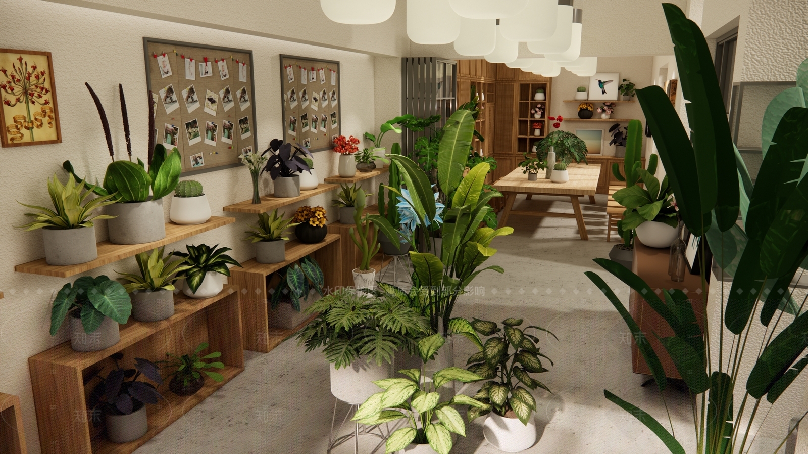 现代花店SU模型下载【ID:1205242431】