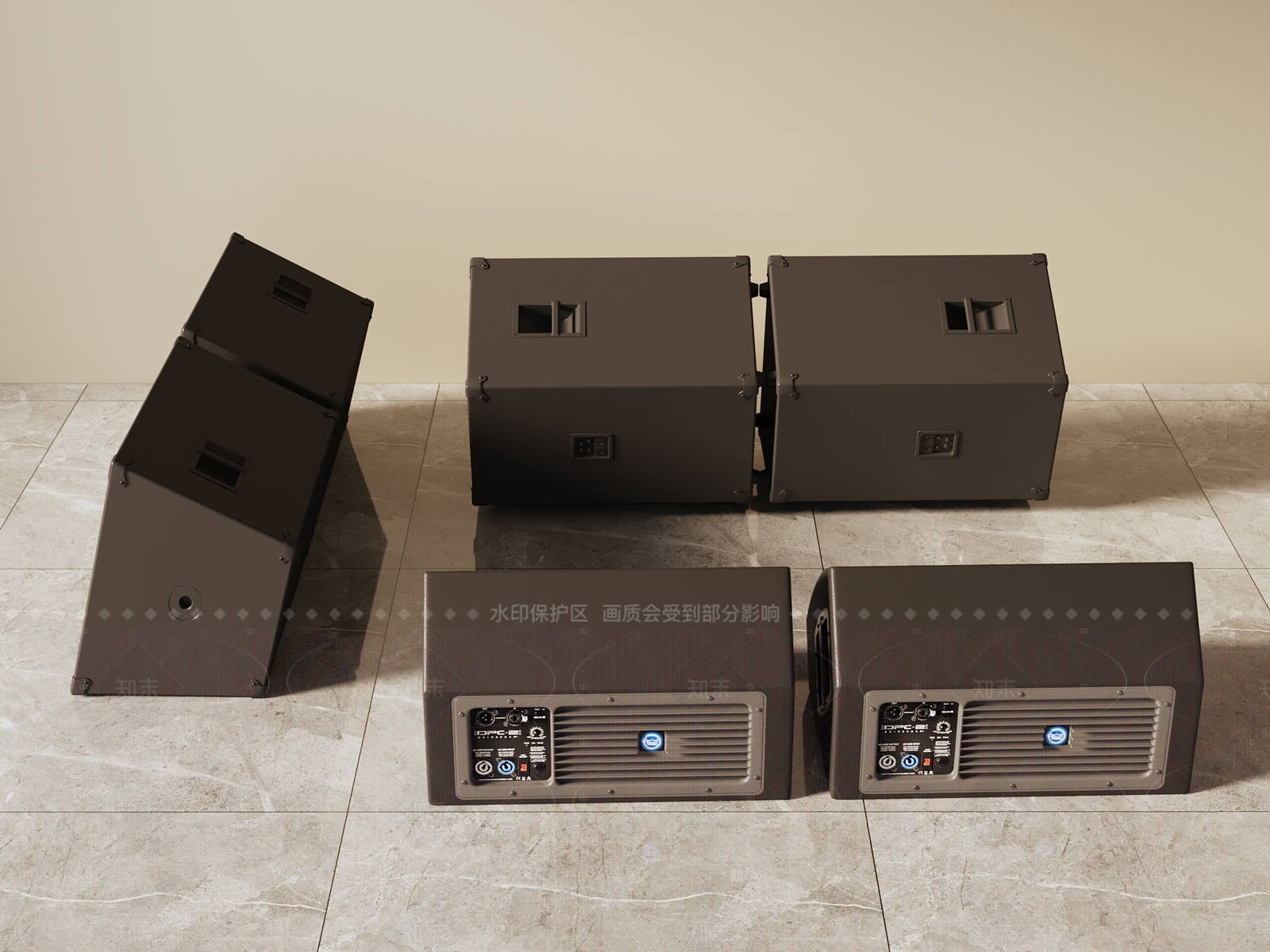 音响3D模型下载【ID:1205245640】