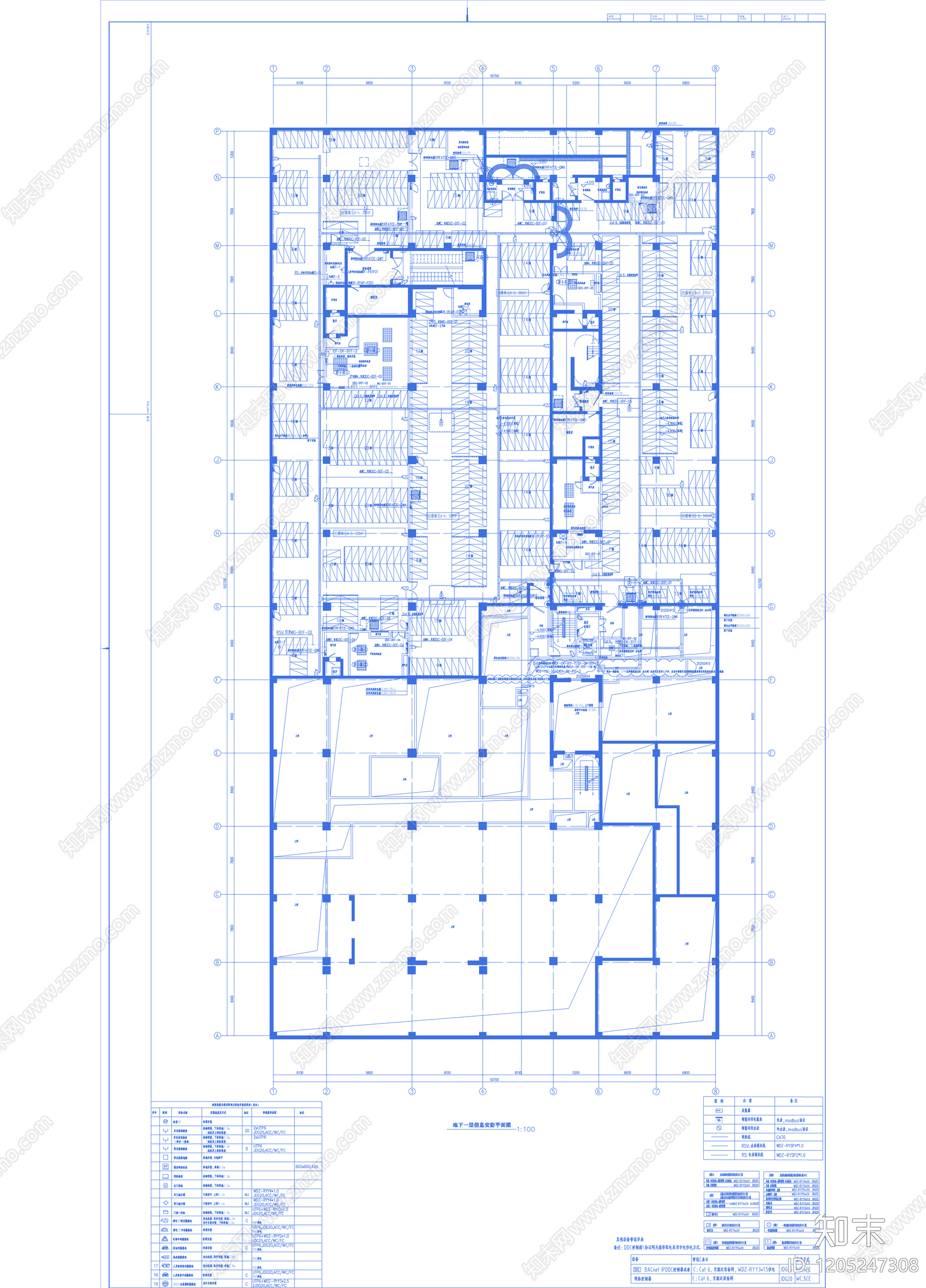 视频监控系统cad施工图下载【ID:1205247308】