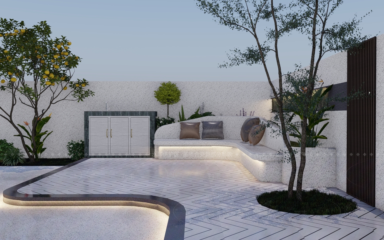 现代景观座椅SU模型下载【ID:1205248282】