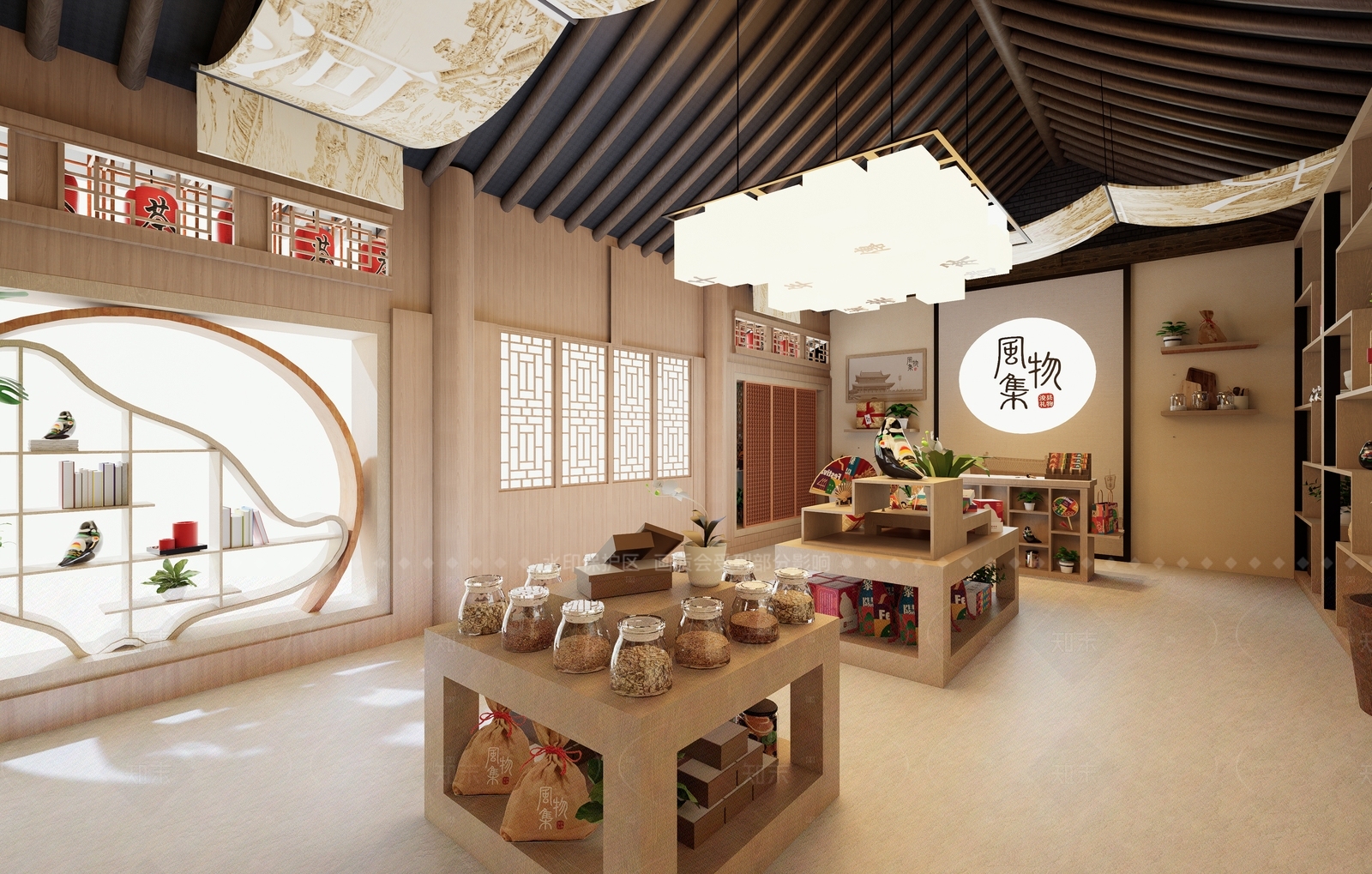 新中式中式玩具礼品店SU模型下载【ID:1205253333】