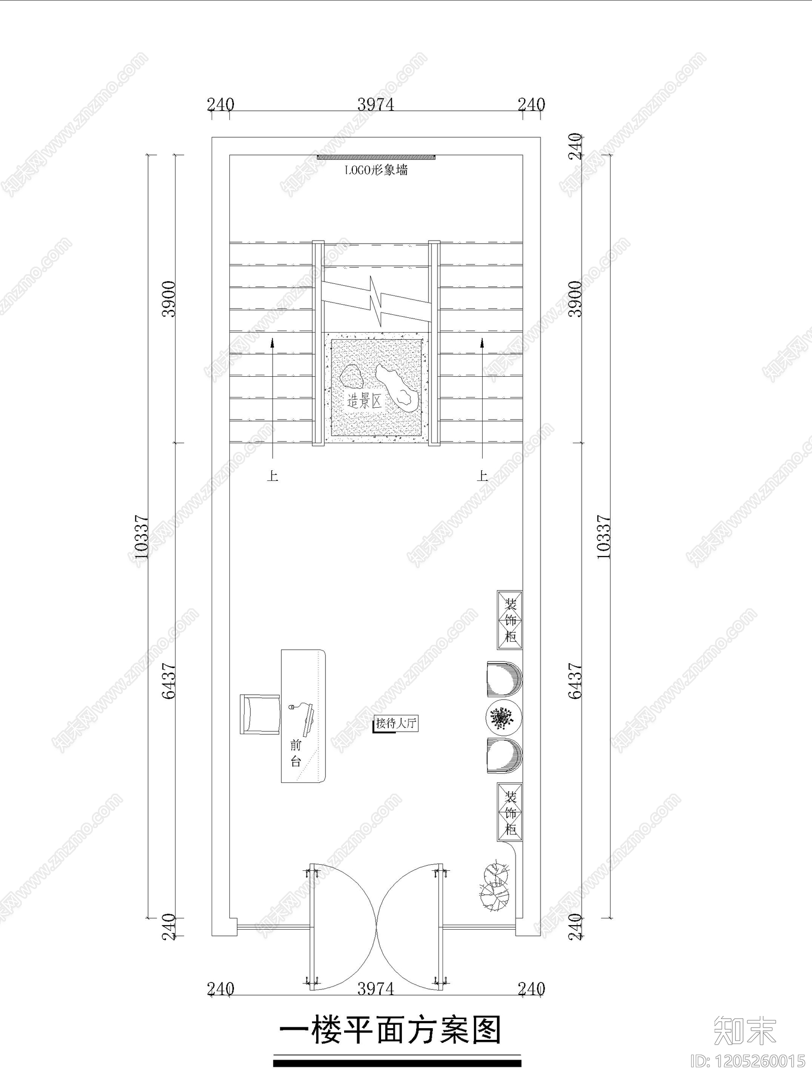 现代意式整体办公空间cad施工图下载【ID:1205260015】