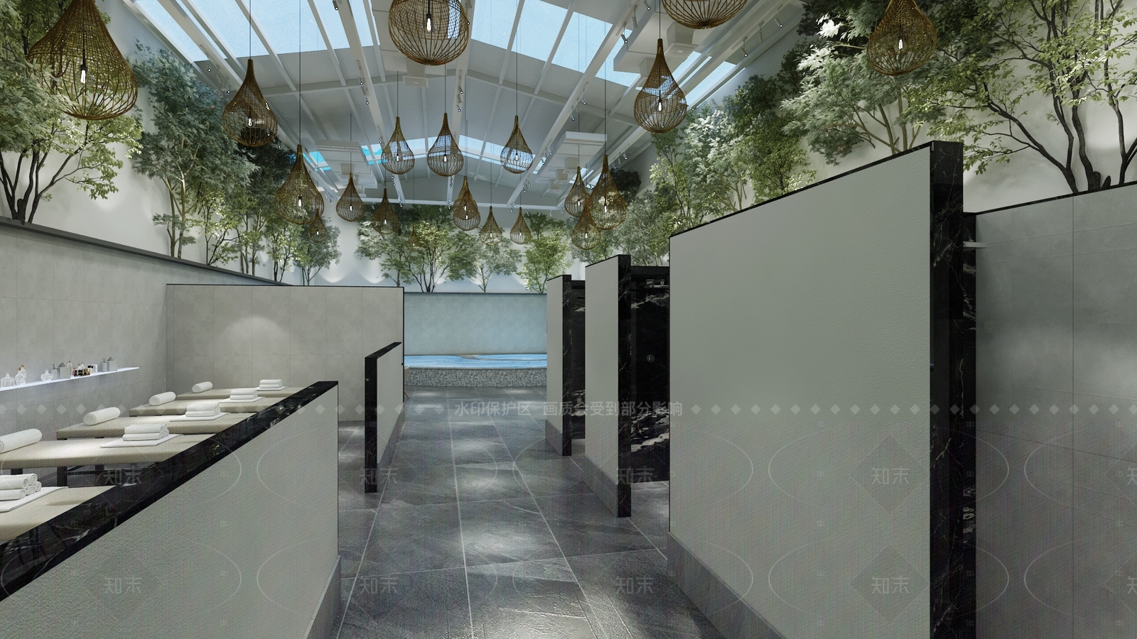 新中式中式其他商业空间3D模型下载【ID:1205260483】