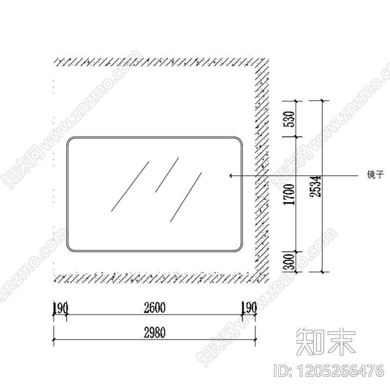 现代简约其他公共空间cad施工图下载【ID:1205266476】