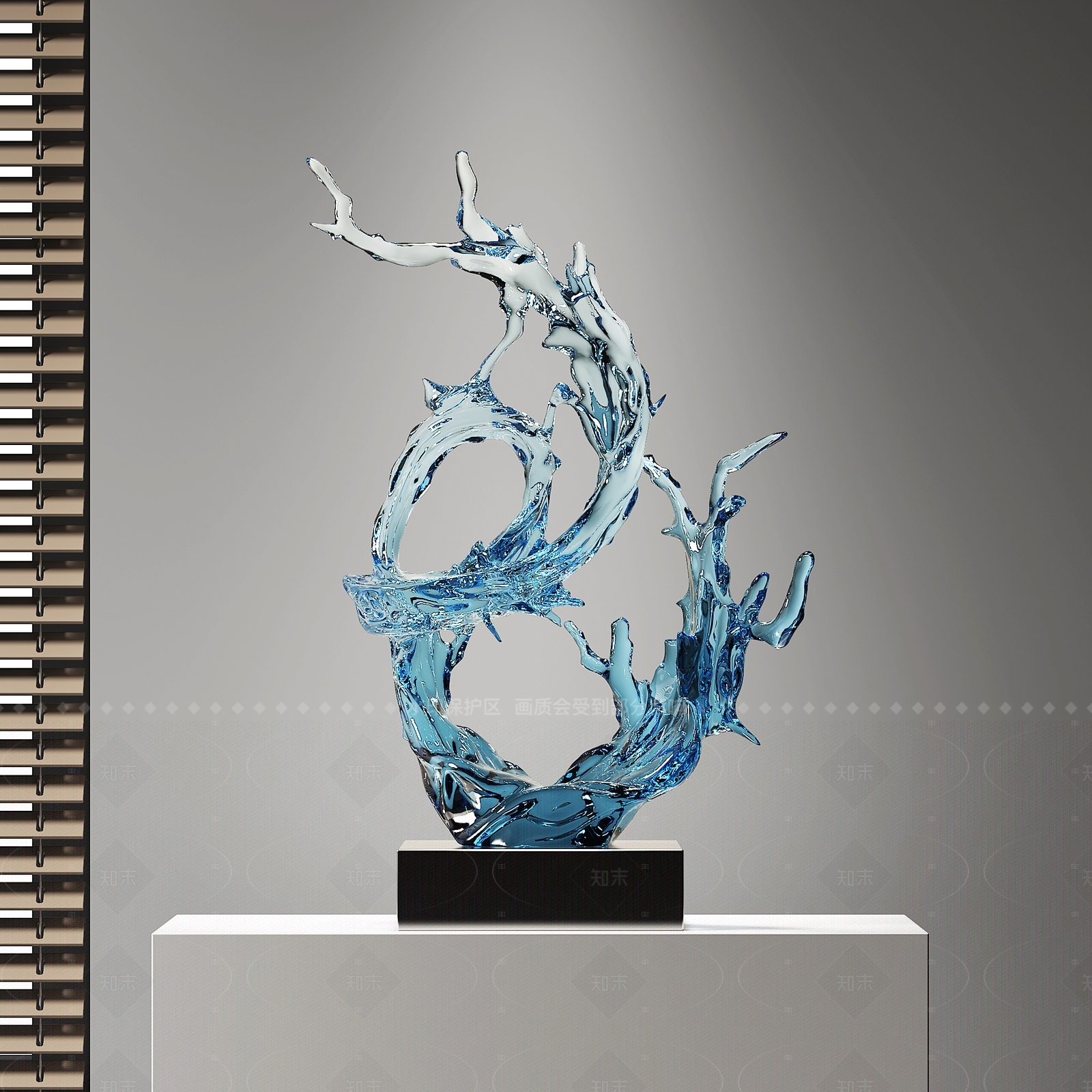 现代意式雕塑摆件3D模型下载【ID:1205270253】