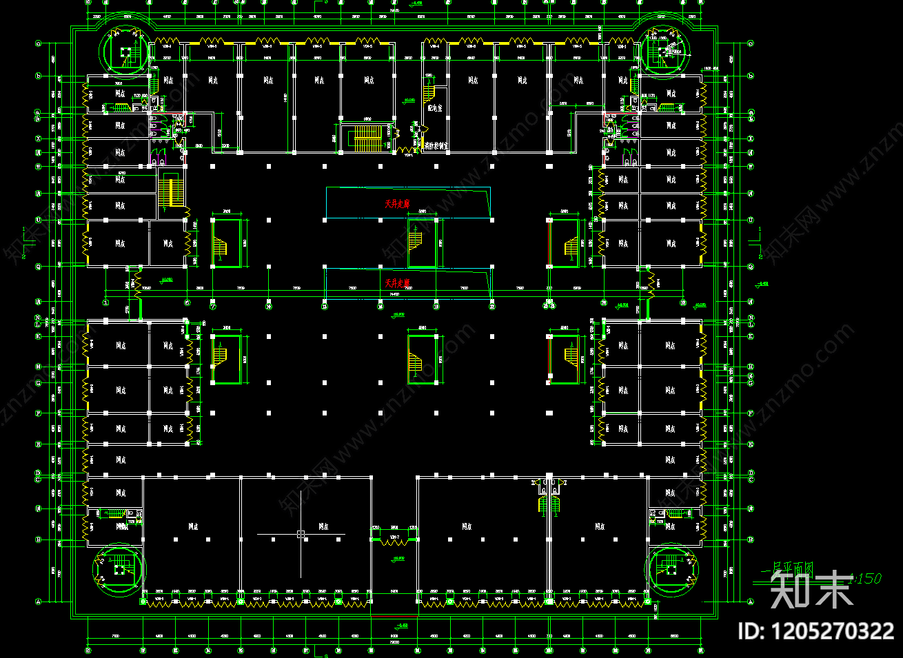 其他商业建筑cad施工图下载【ID:1205270322】