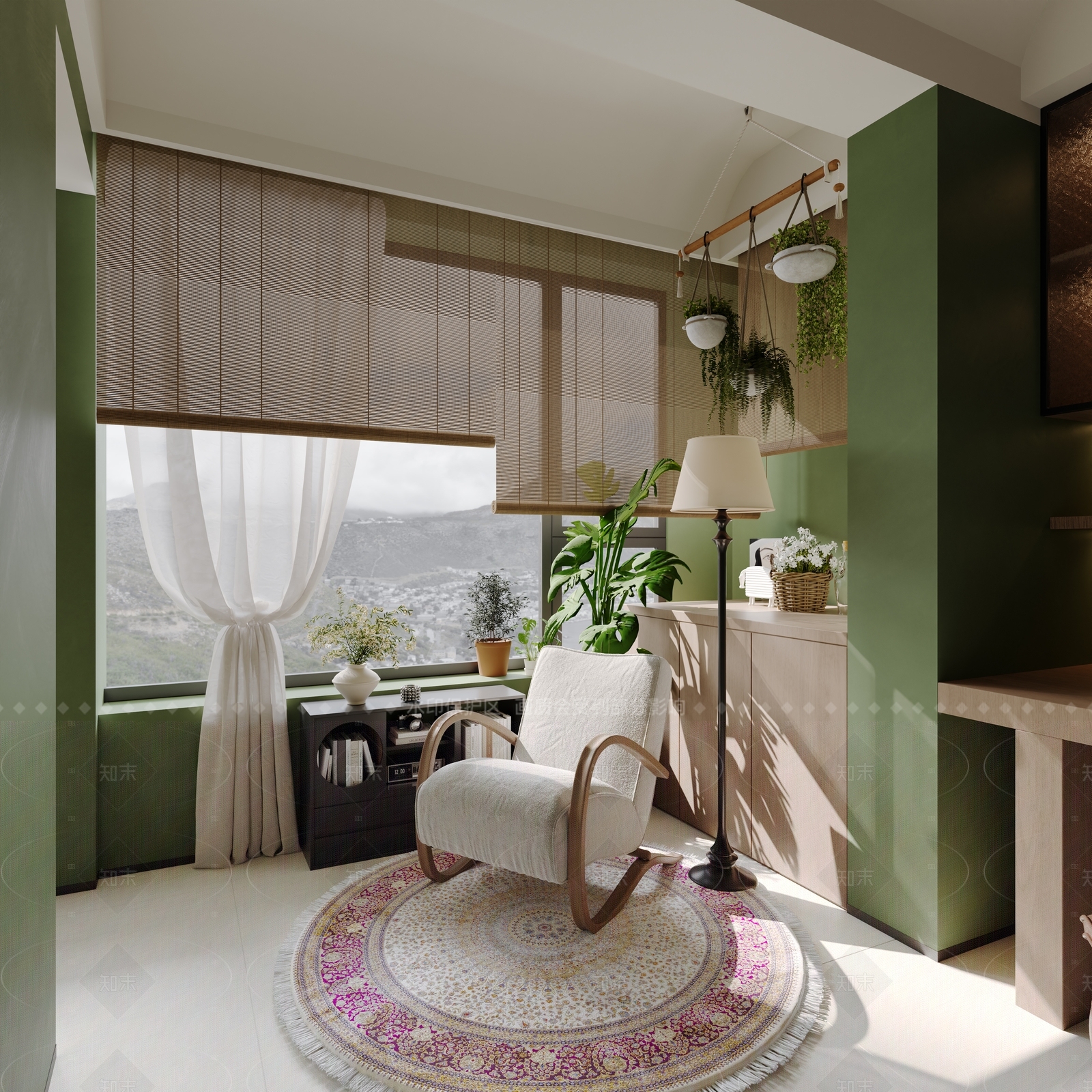 书房3D模型下载【ID:1205278721】