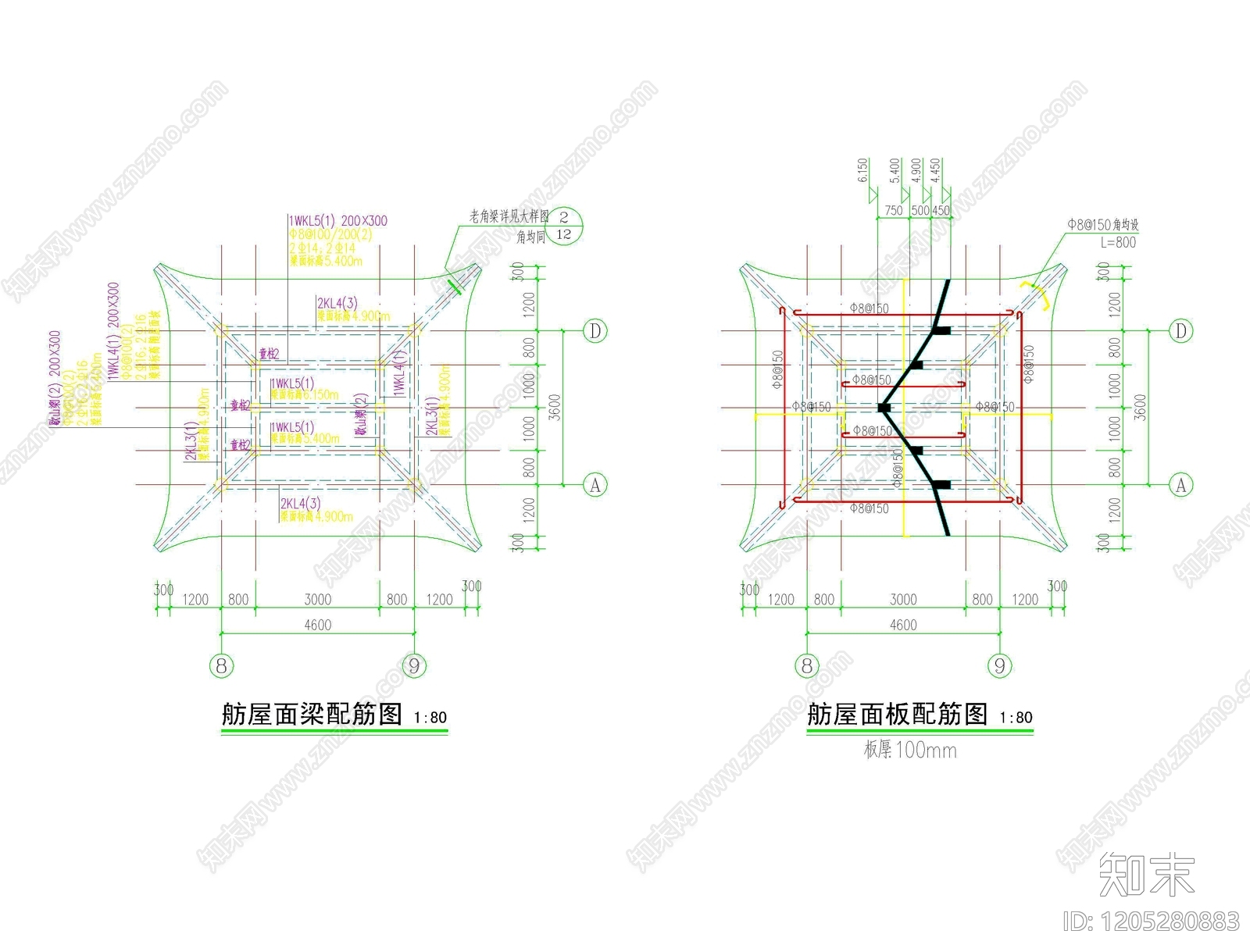 仿古建筑cad施工图下载【ID:1205280883】