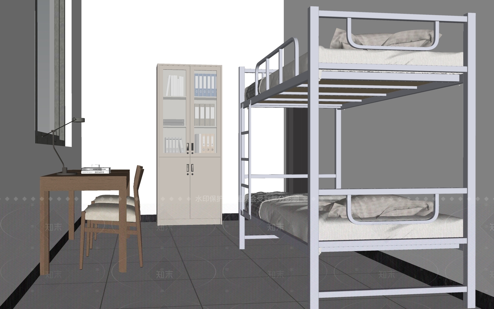 现代休息区SU模型下载【ID:1205281330】