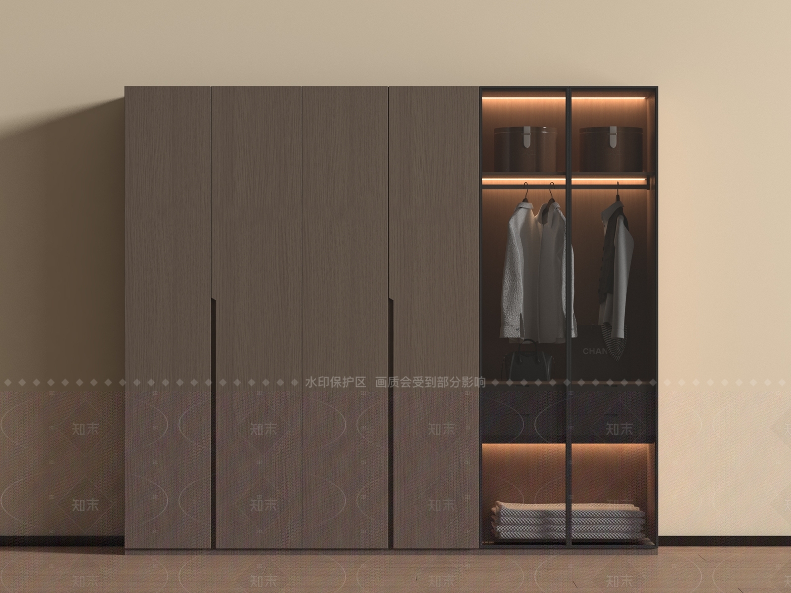 衣柜3D模型下载【ID:1205282064】