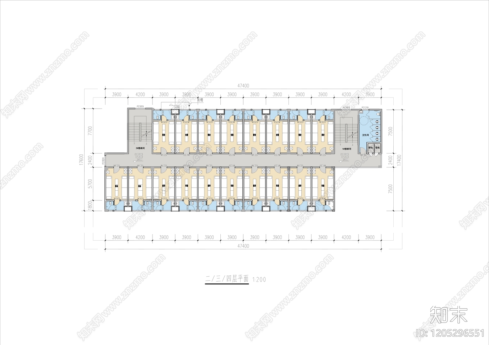现代学校建筑cad施工图下载【ID:1205296551】