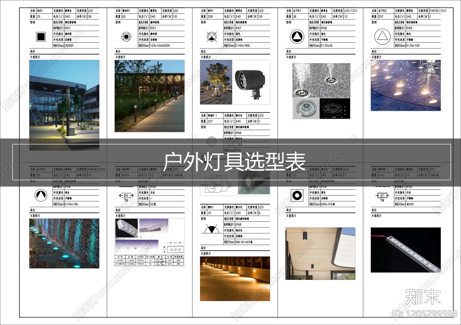 景观电气cad施工图下载【ID:1205299598】