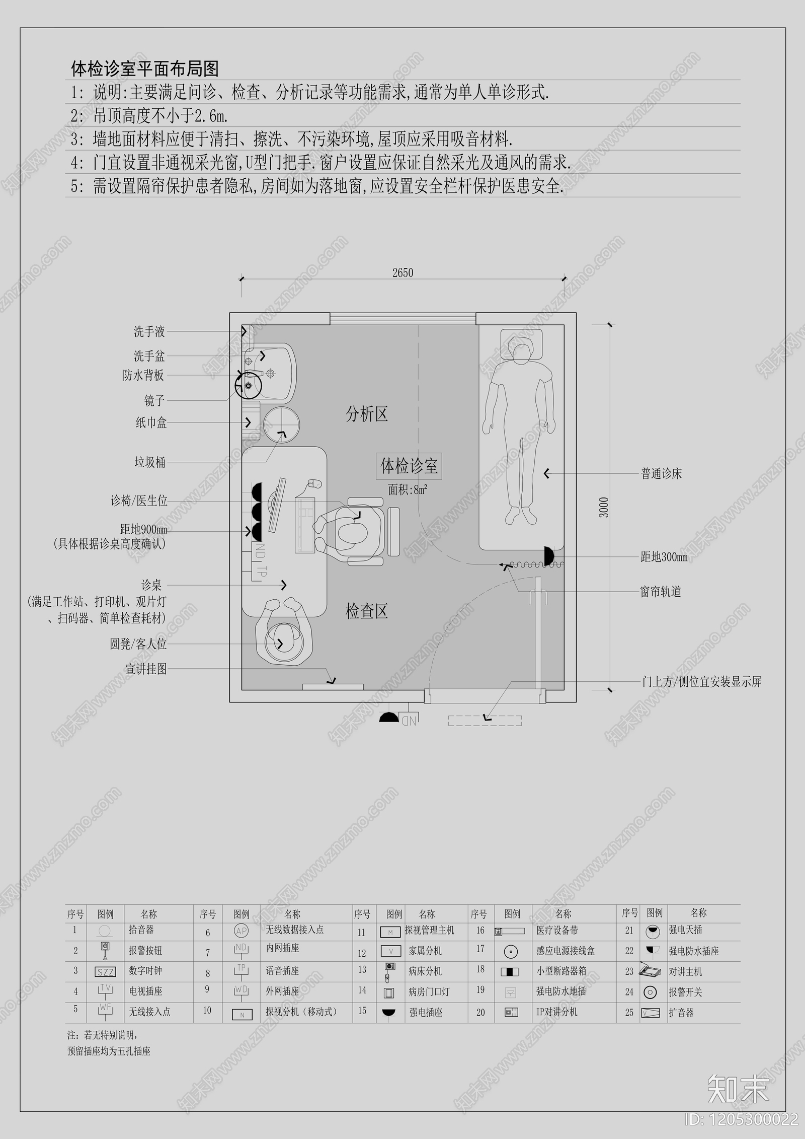 现代医院cad施工图下载【ID:1205300022】