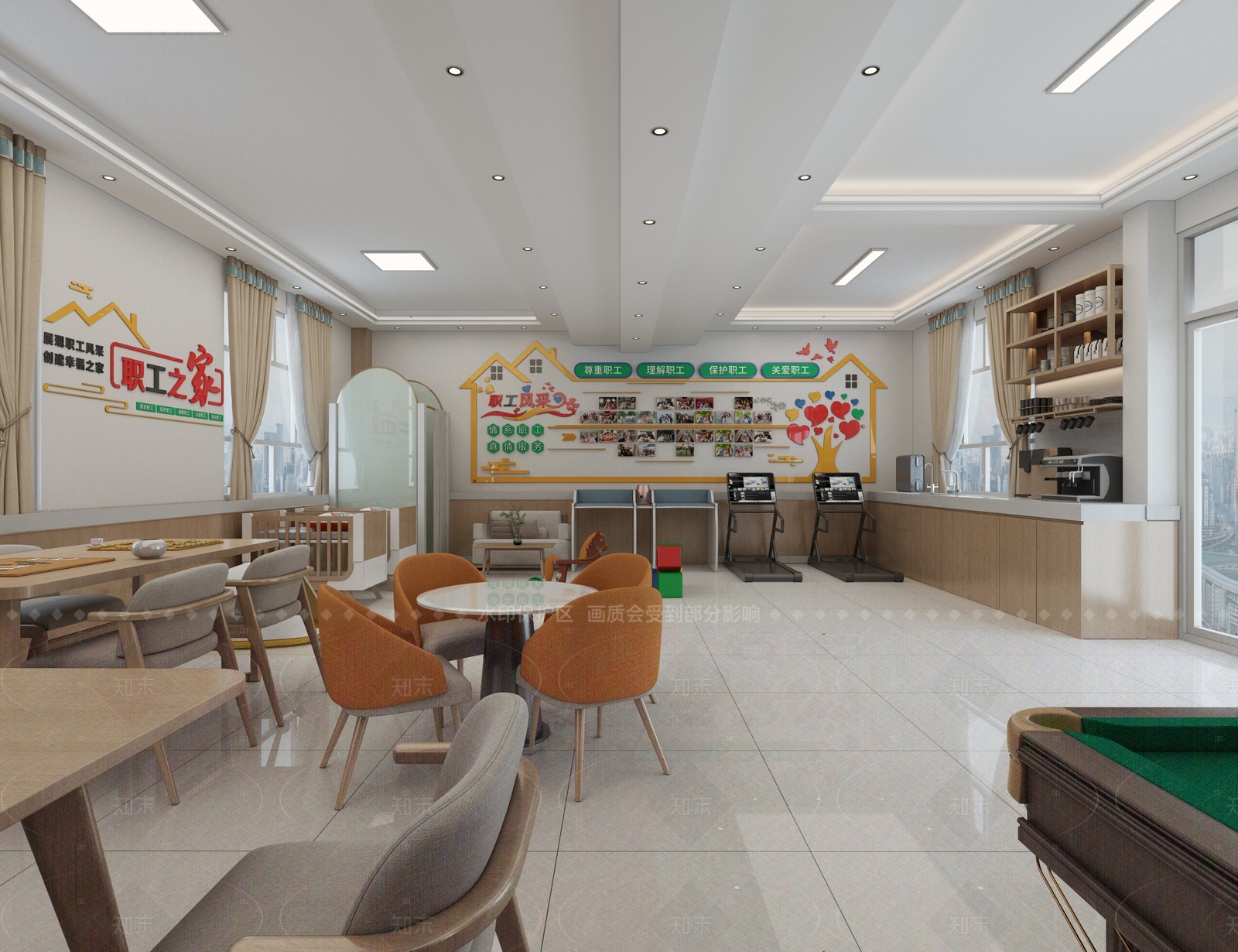 现代其他公共空间3D模型下载【ID:1205301121】