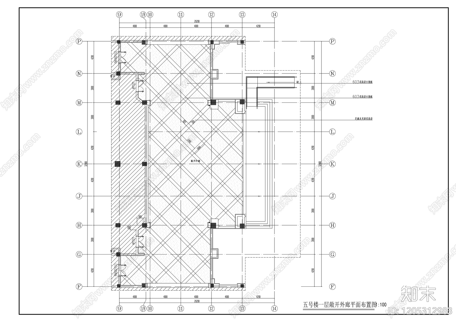 现代其他工装空间cad施工图下载【ID:1205312983】