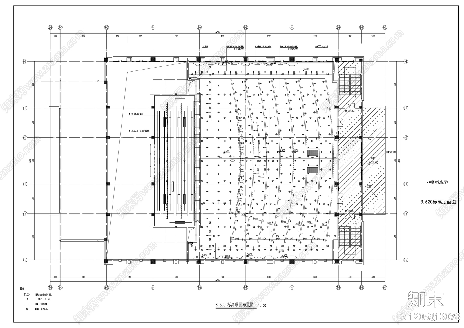 现代其他工装空间cad施工图下载【ID:1205313078】