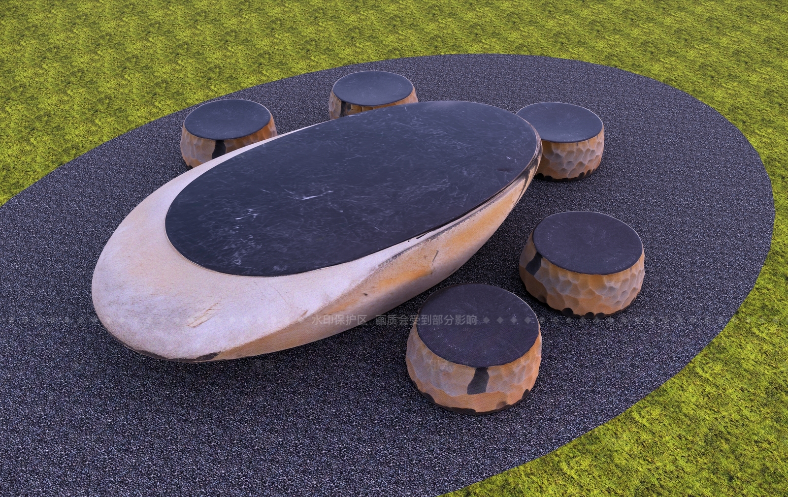 新中式日式其他户外家具SU模型下载【ID:1205314563】