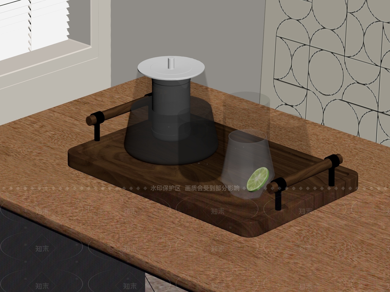 茶具SU模型下载【ID:1205324445】