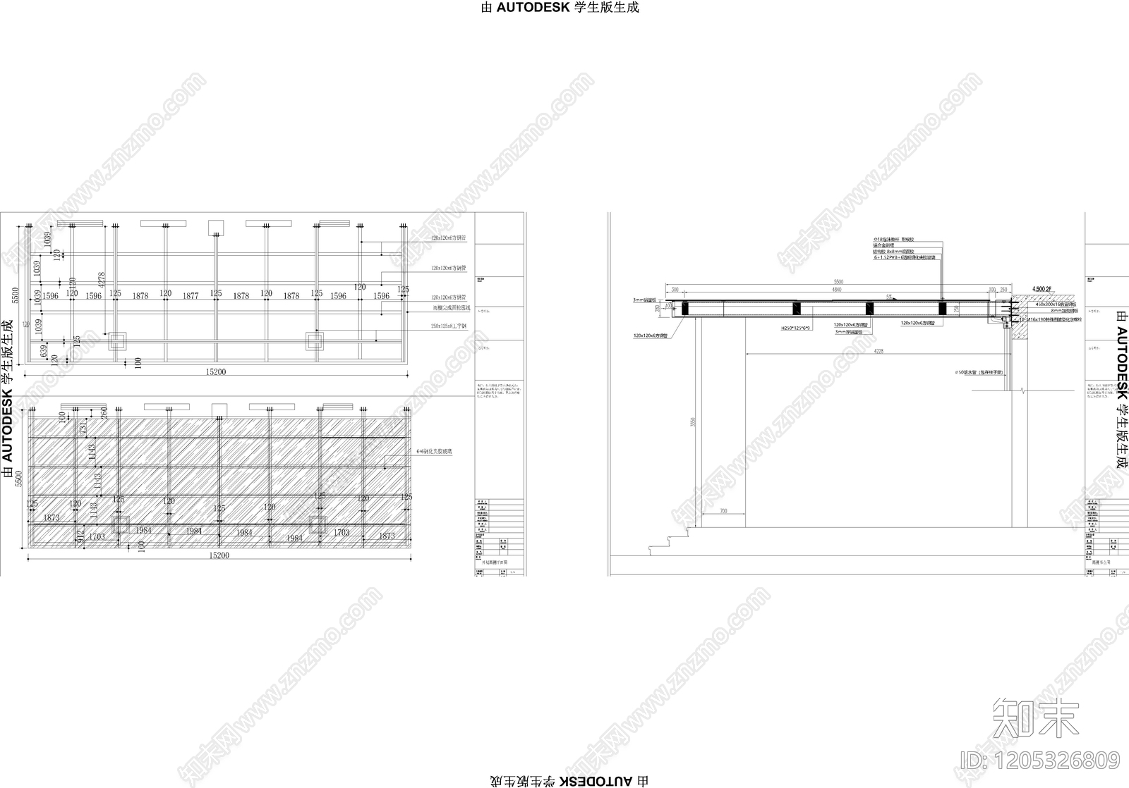 现代医院建筑cad施工图下载【ID:1205326809】