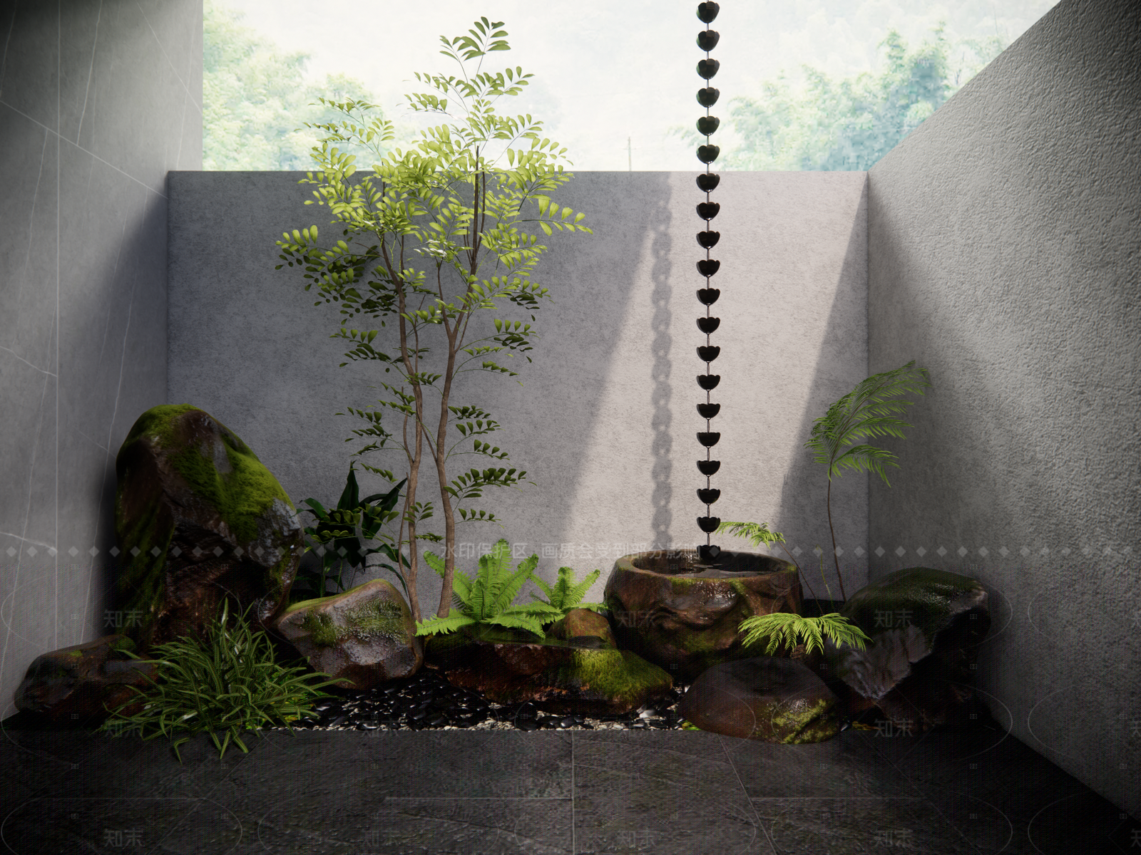 新中式日式其他景观小品SU模型下载【ID:1205331368】