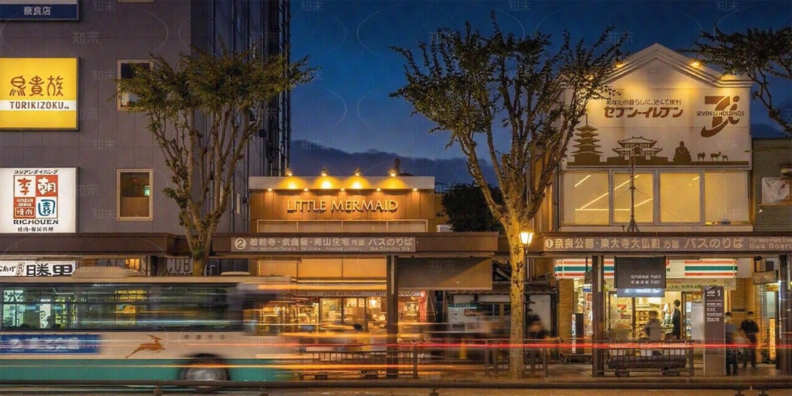 现代街道外景贴图下载【ID:1205334385】