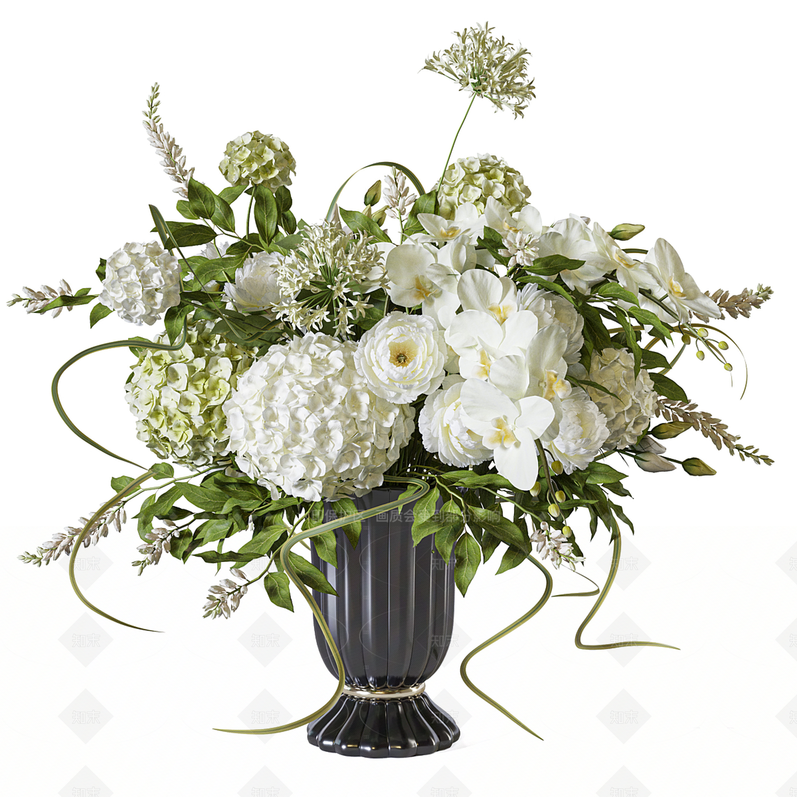 现代花瓶SU模型下载【ID:1205336911】