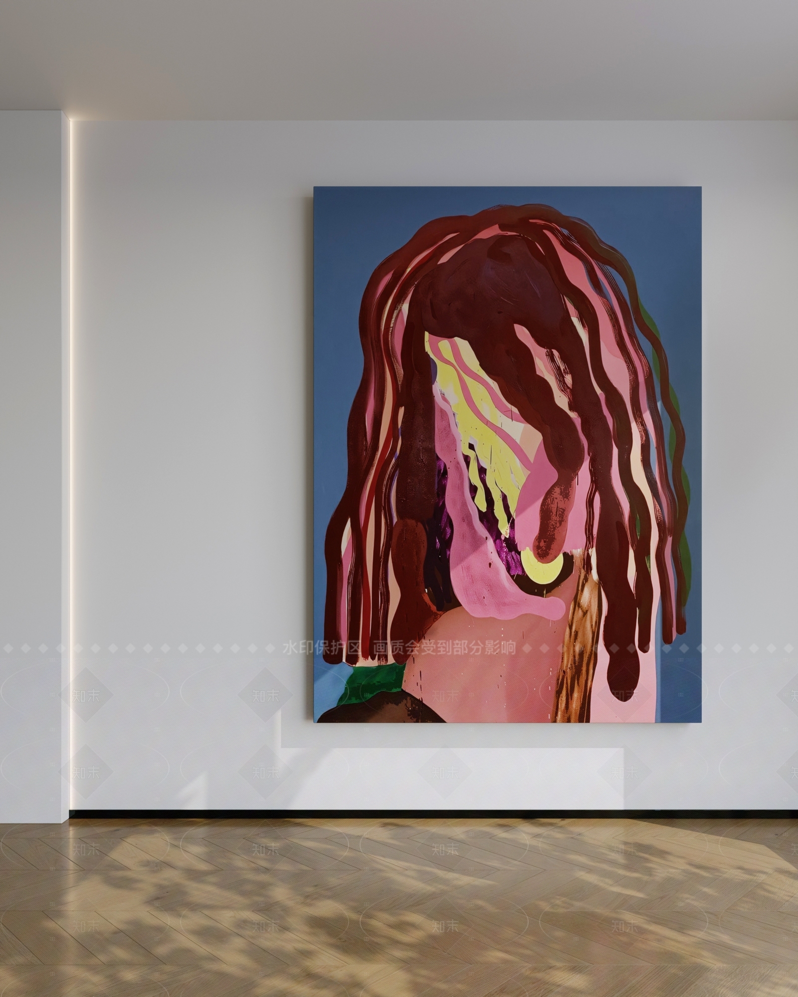 现代挂画3D模型下载【ID:1205341446】