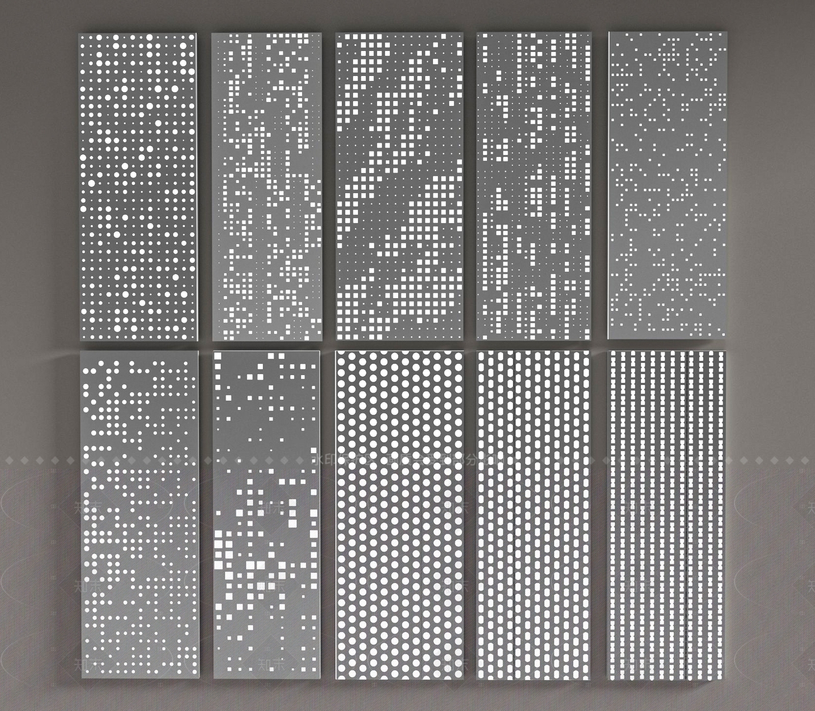 现代背景墙SU模型下载【ID:1205345258】
