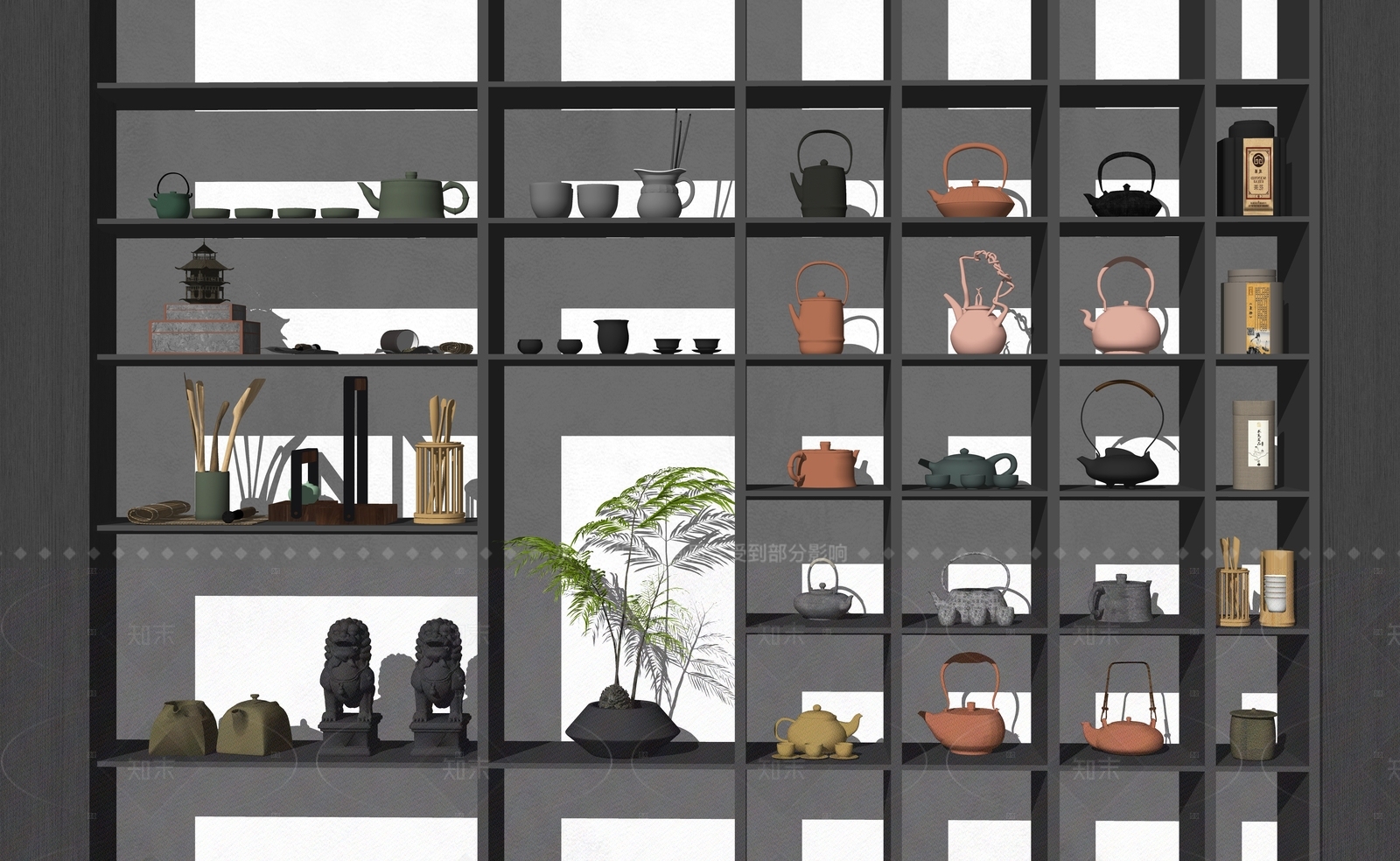 茶具SU模型下载【ID:1205358032】