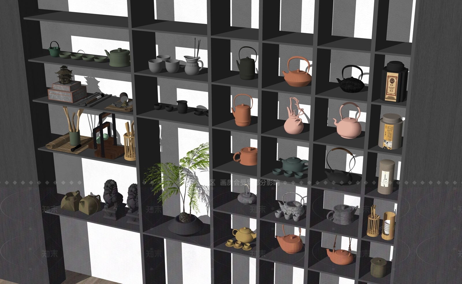茶具SU模型下载【ID:1205358032】