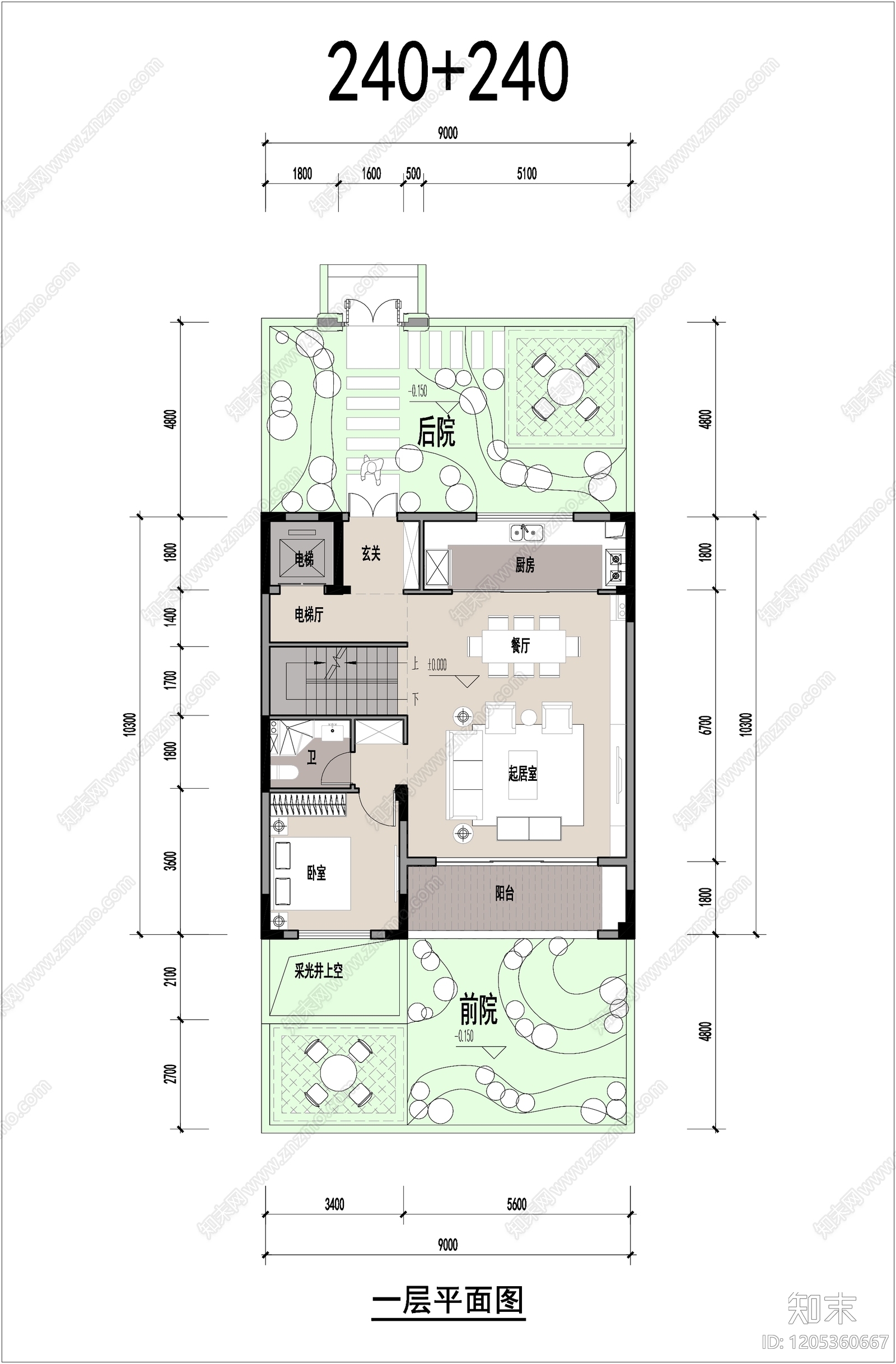 联排住宅施工图下载【ID:1205360667】