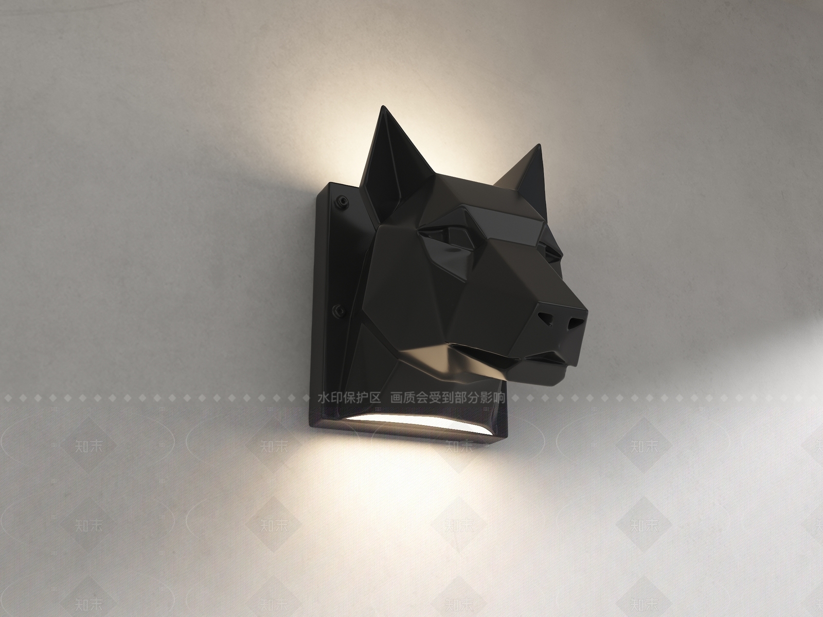 现代简约壁灯3D模型下载【ID:1205361205】