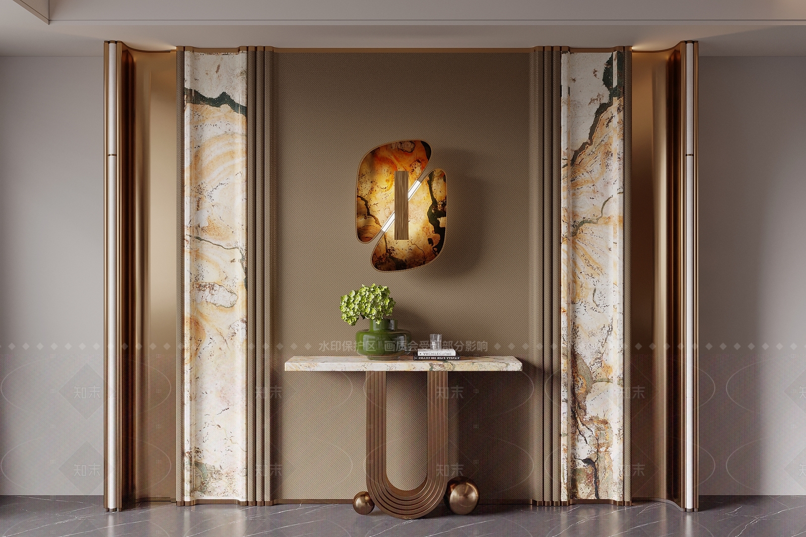 现代玄关3D模型下载【ID:1205361317】