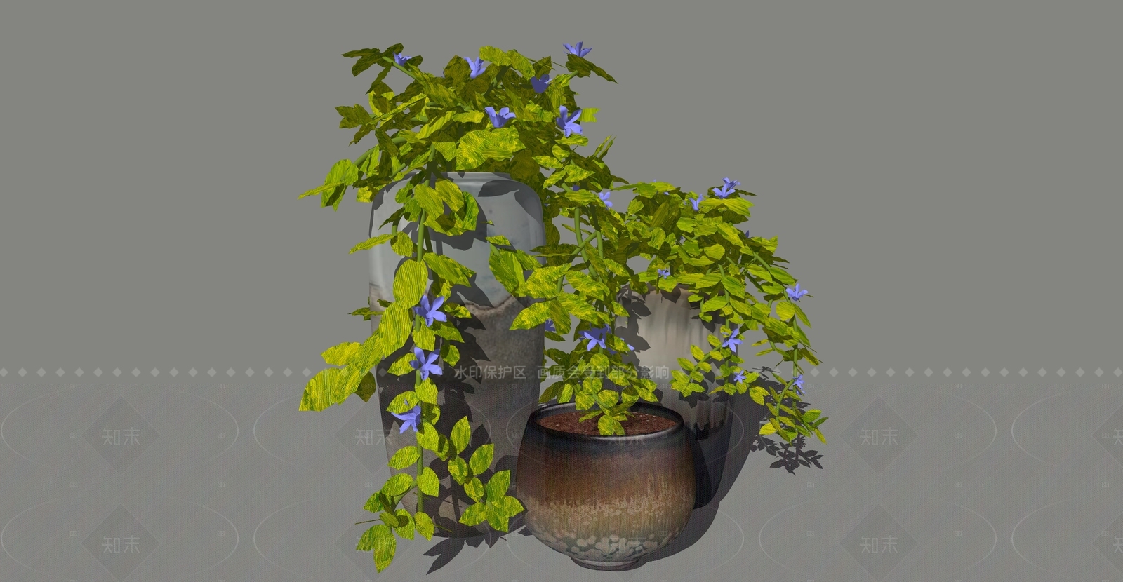 盆栽SU模型下载【ID:1205363312】