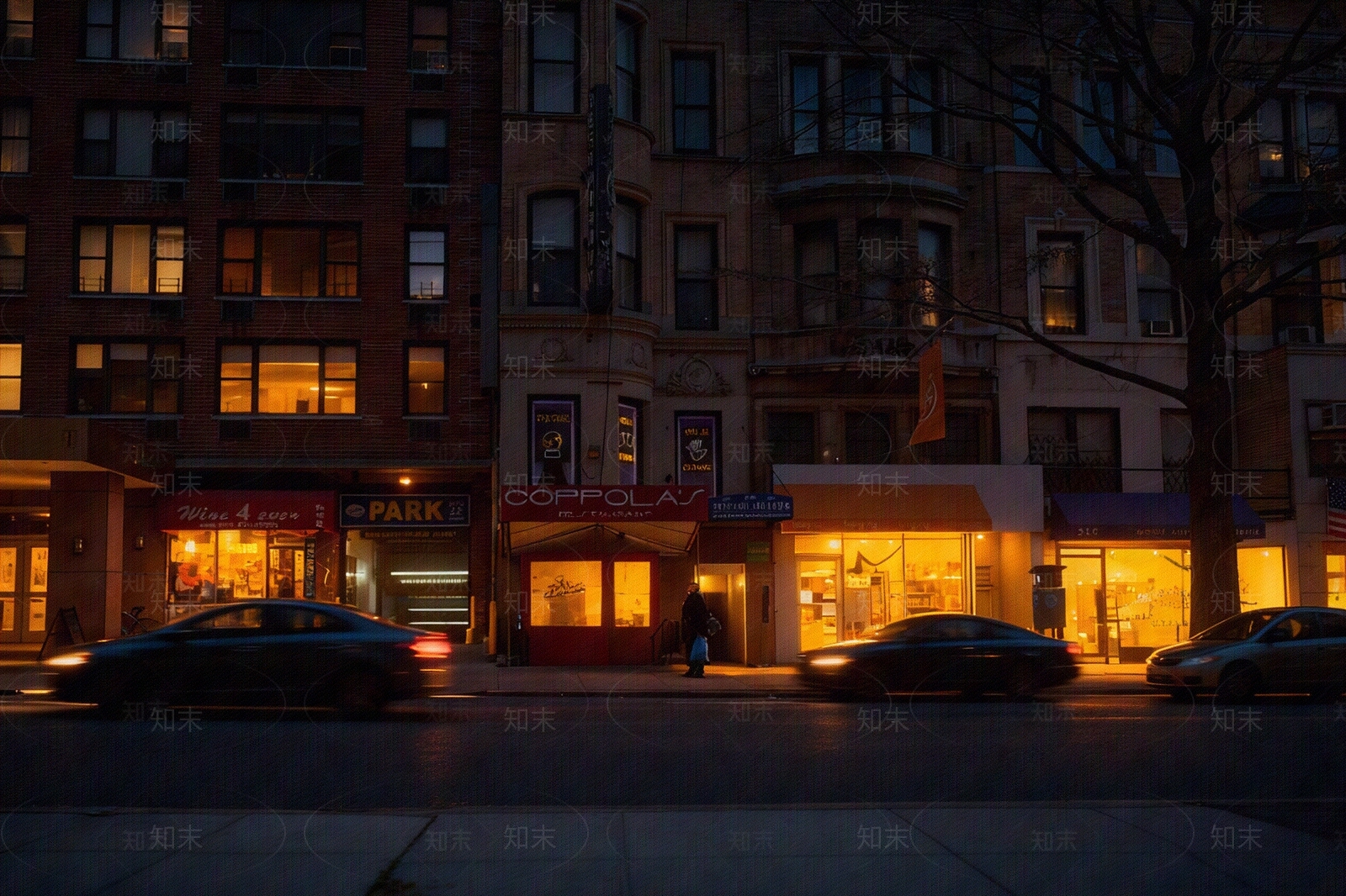 现代街道外景贴图下载【ID:1205364494】