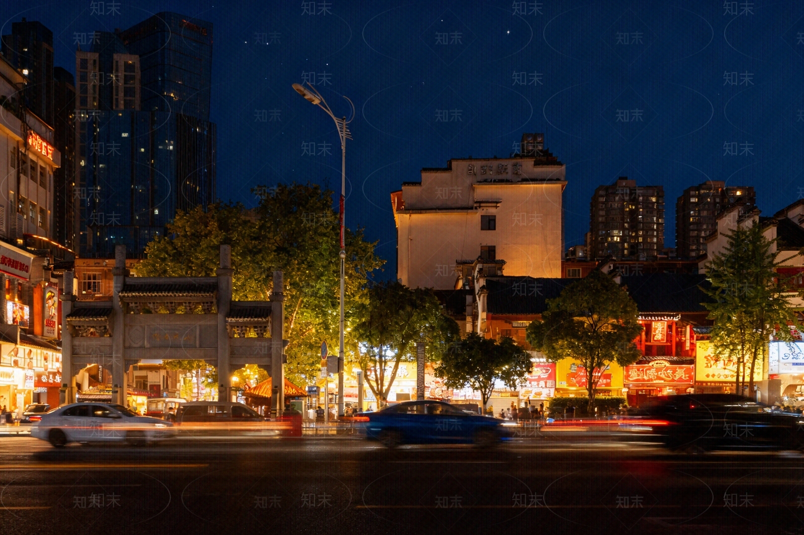现代街道外景贴图下载【ID:1205364547】