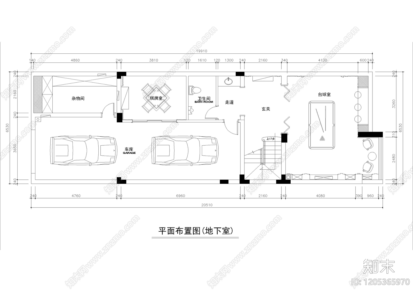 别墅施工图下载【ID:1205365970】