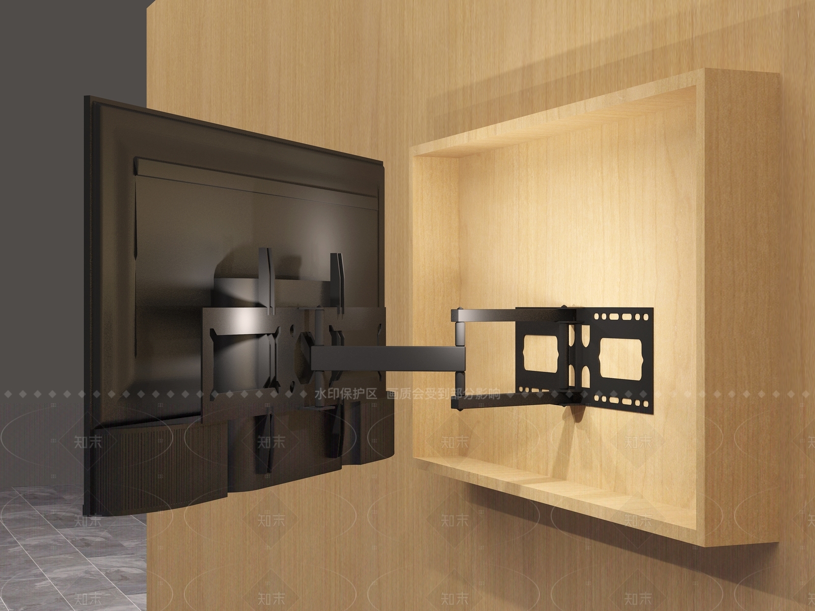 电视3D模型下载【ID:1205374200】