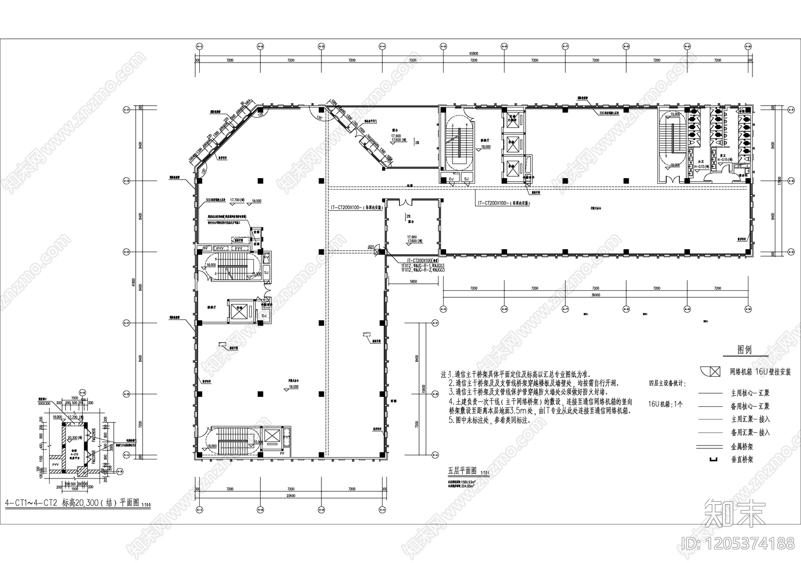 视频监控系统cad施工图下载【ID:1205374188】