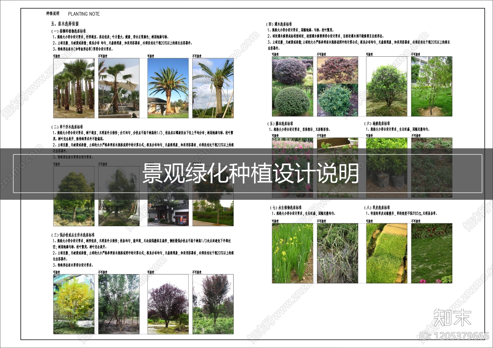 现代设计说明cad施工图下载【ID:1205379666】