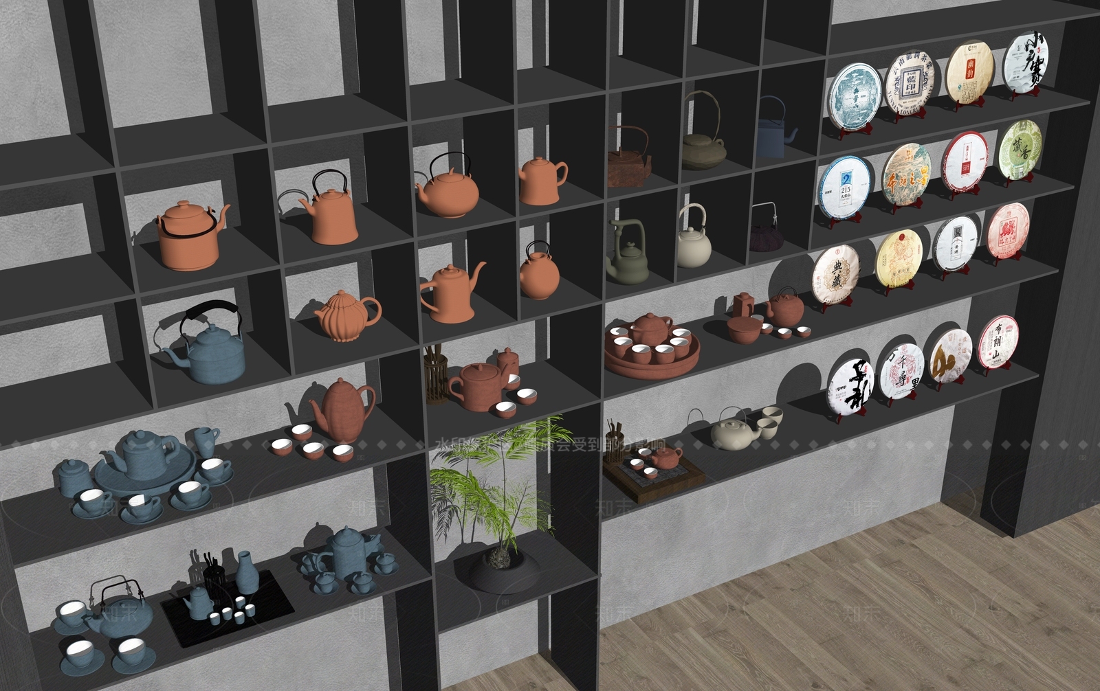 茶具SU模型下载【ID:1205391969】