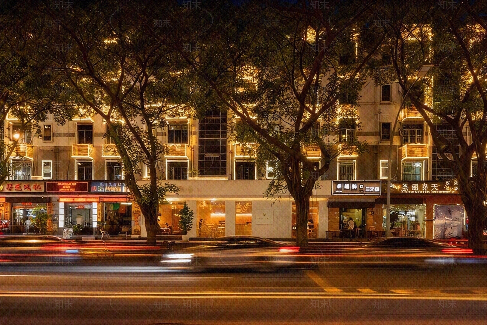 现代街道外景贴图下载【ID:1205398598】