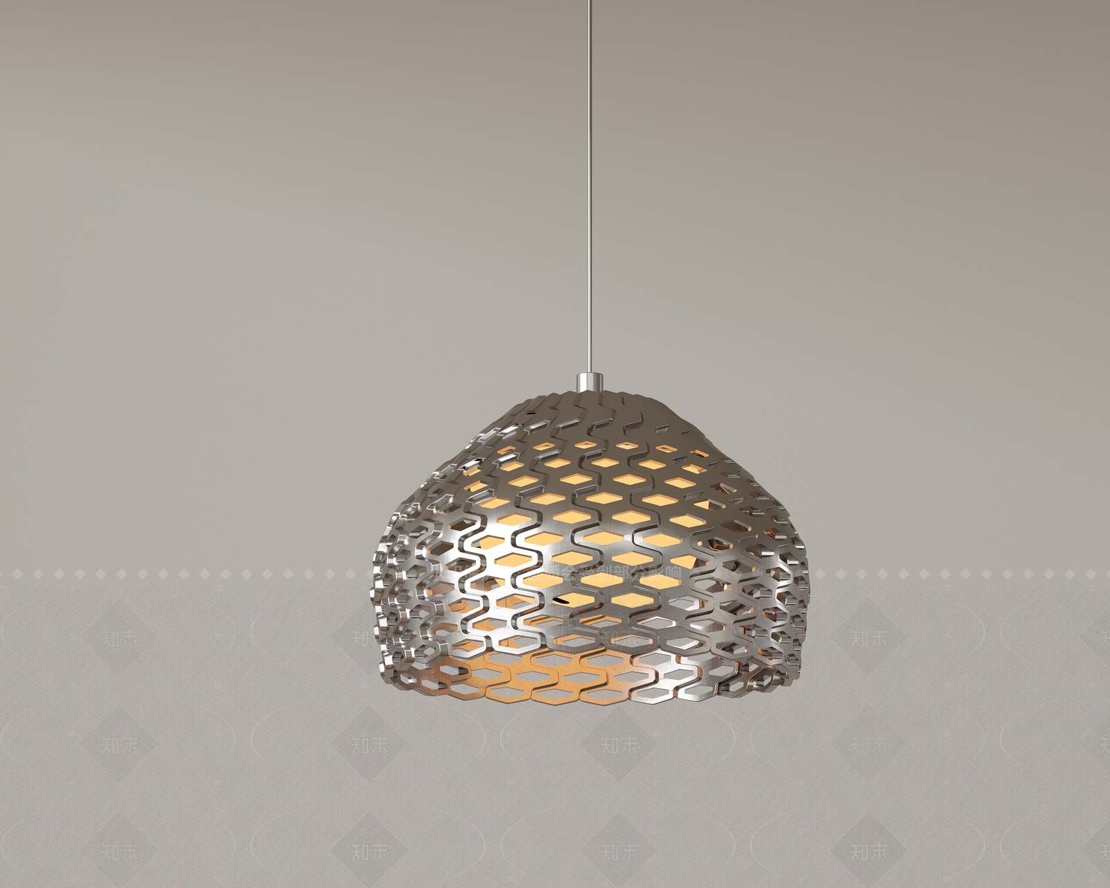 现代中古吊灯3D模型下载【ID:1205403015】