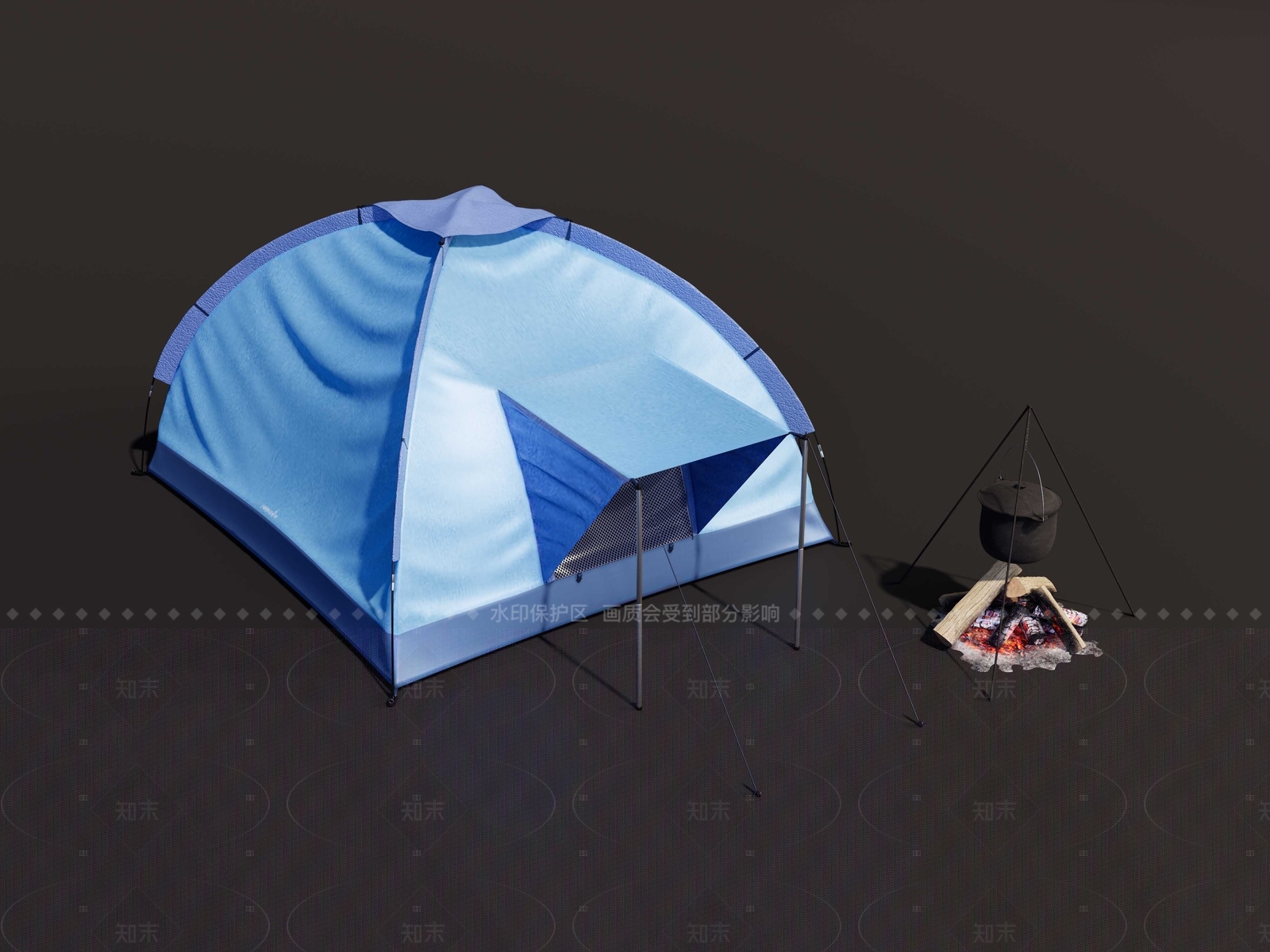 帐篷SU模型下载【ID:1205404654】