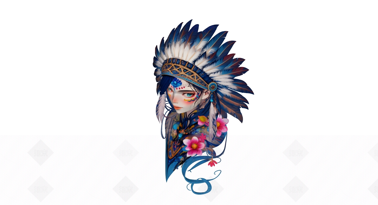现代新中式挂件SU模型下载【ID:1205440275】