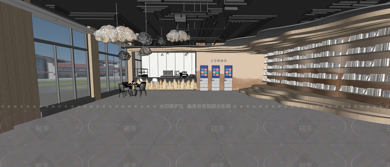 现代其他店铺SU模型下载【ID:1205409413】