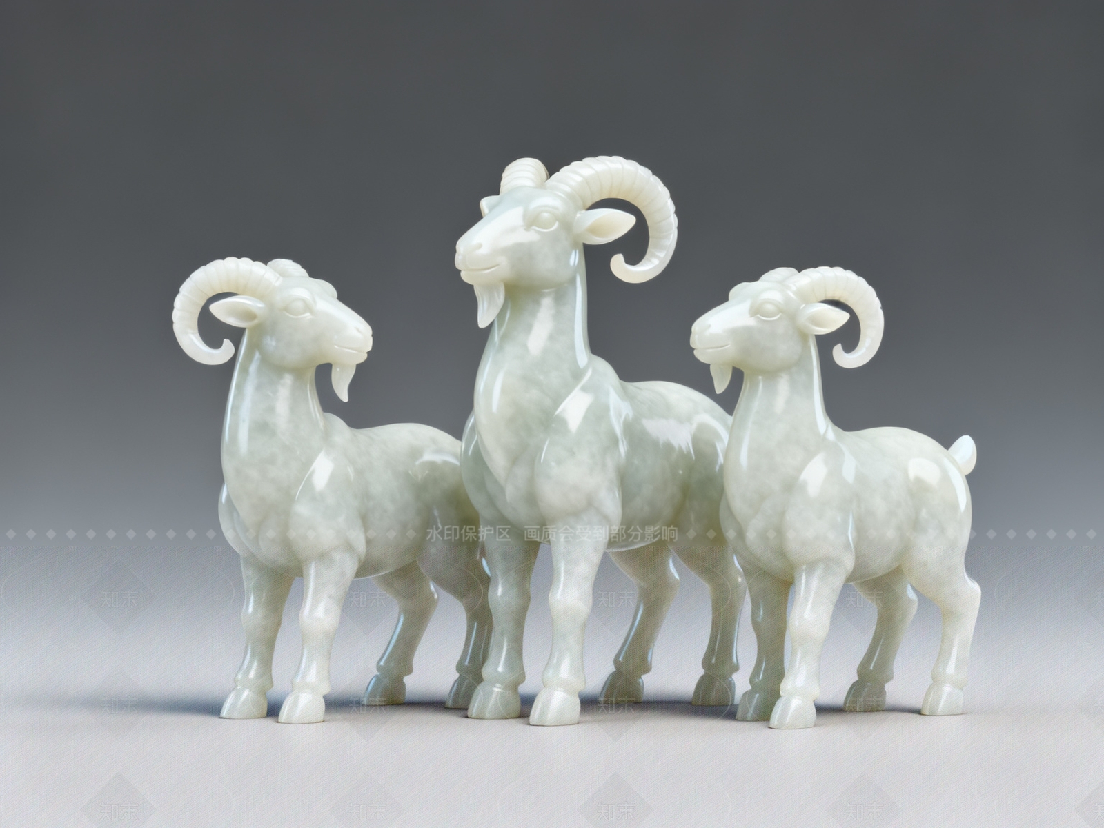 现代新中式雕塑SU模型下载【ID:1205426621】