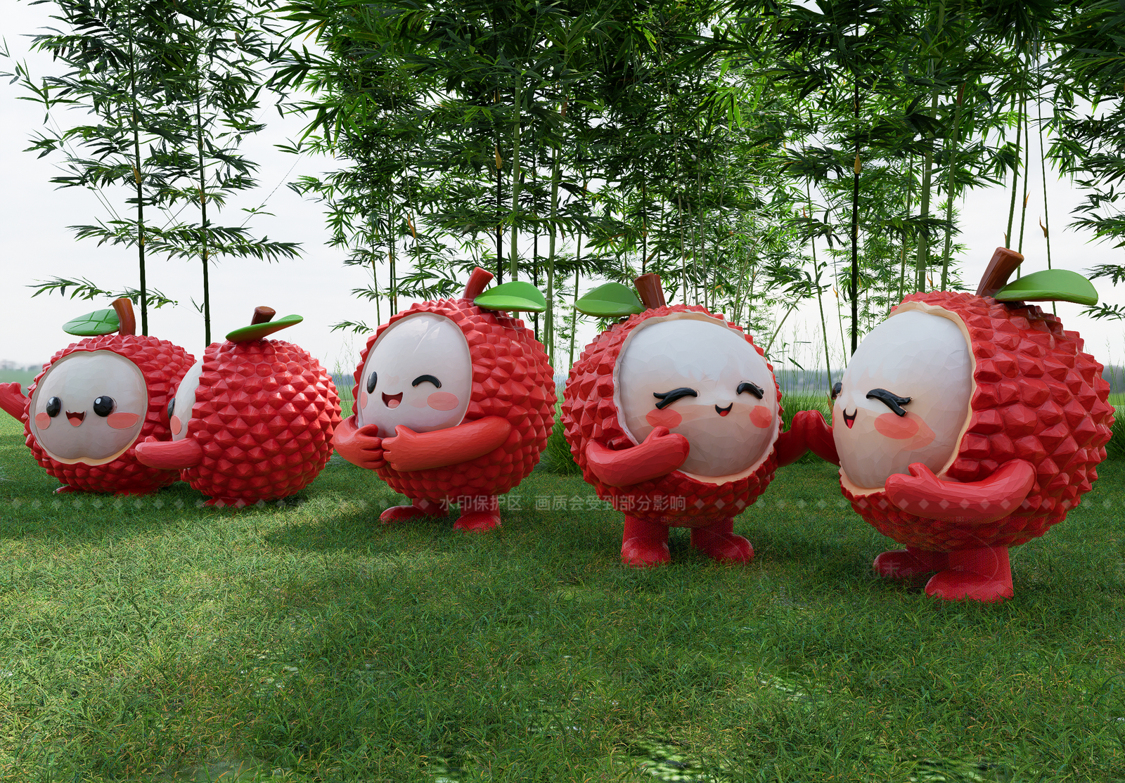 现代雕塑SU模型下载【ID:1205426750】