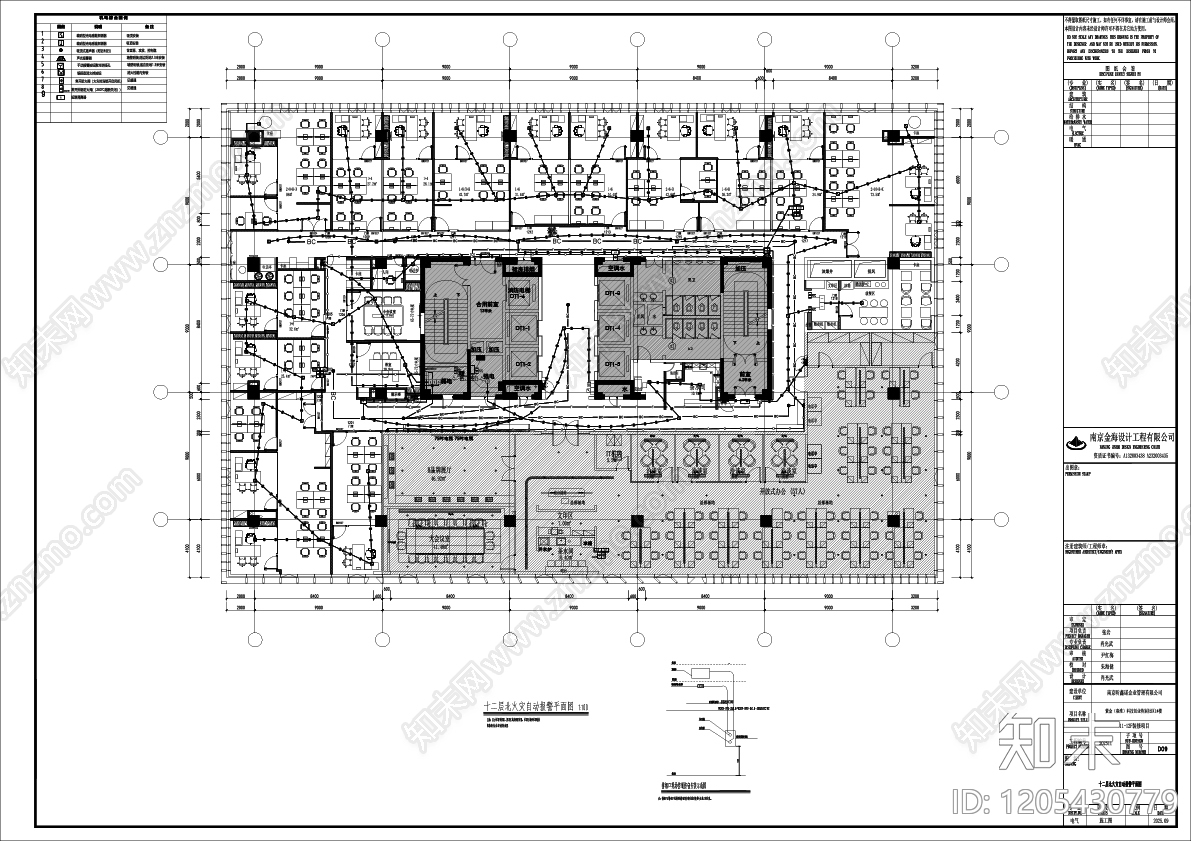 电气图cad施工图下载【ID:1205430779】