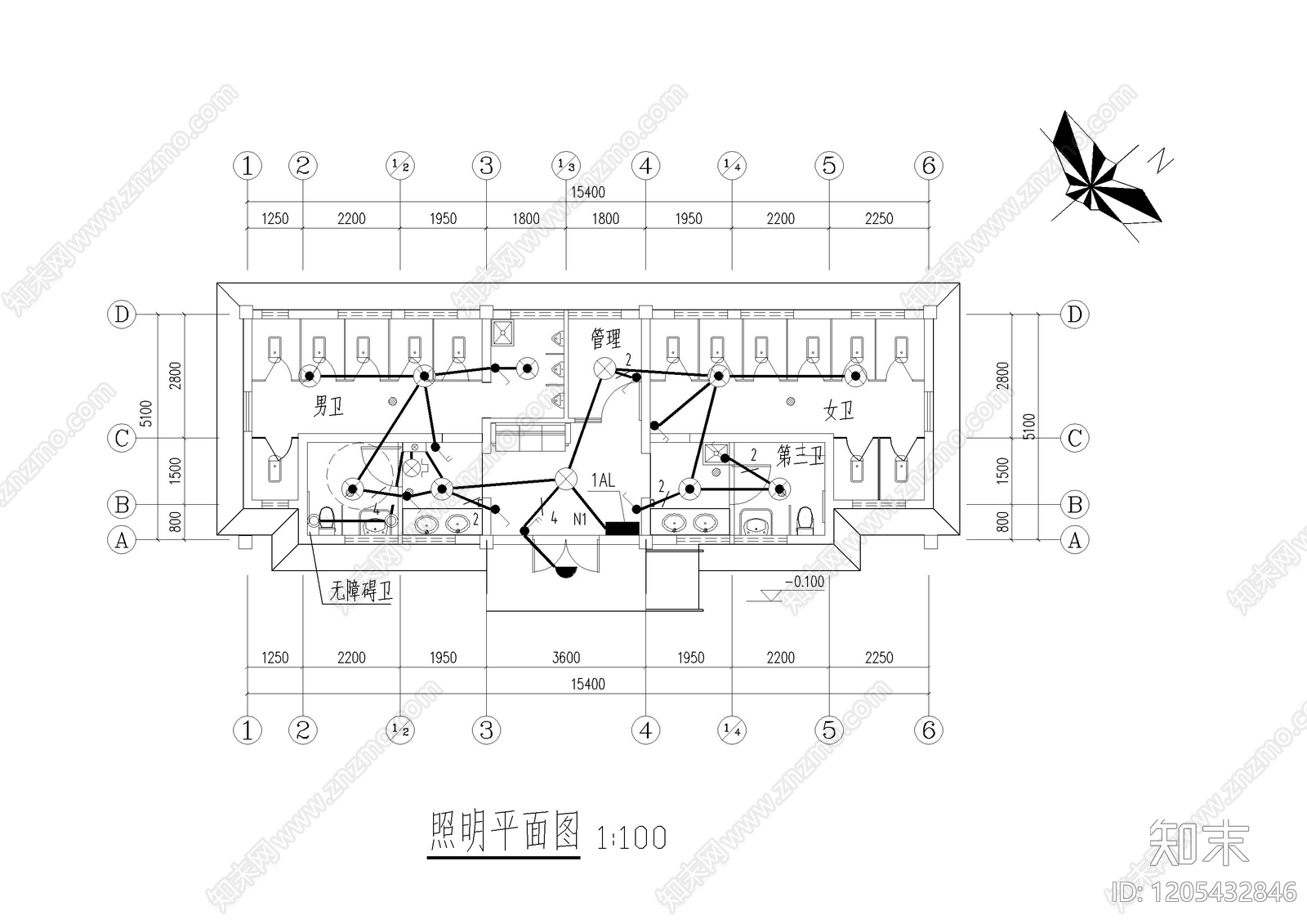 电气图cad施工图下载【ID:1205432846】